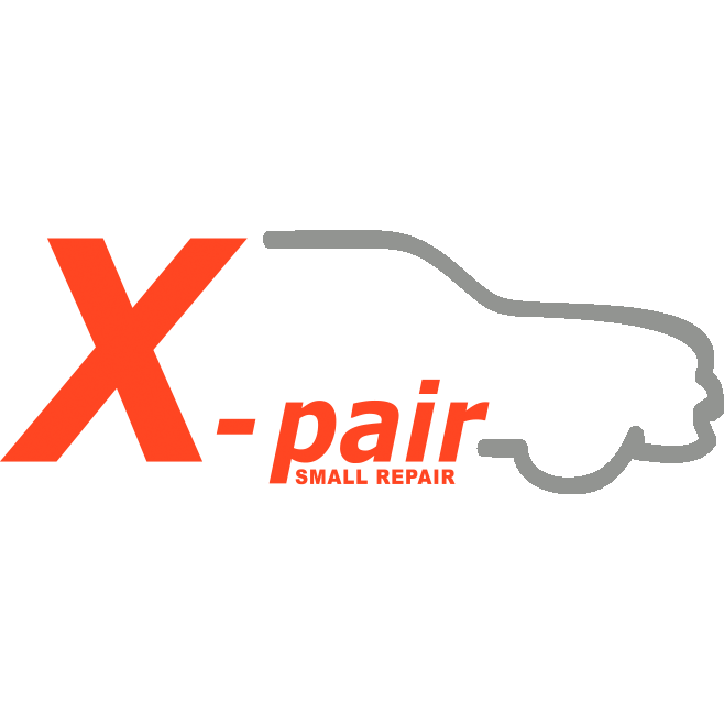 Illustratie: weergave van het logo van X-Pair Autoschade ook wel bekend als Deukie., auto schade herstel bedrijf